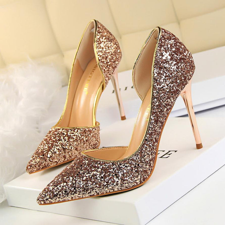 Echoarchiv | Elegante Glitzernde Nadelabsätze