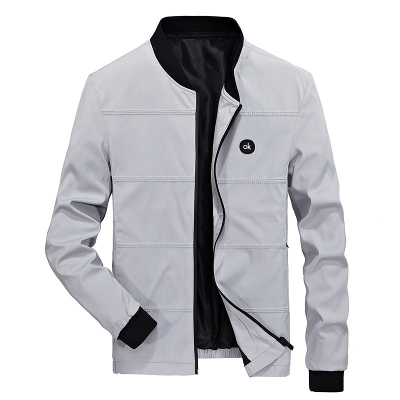 Herren modische Freizeitjacke mit strukturiertem Design Echoarchiv