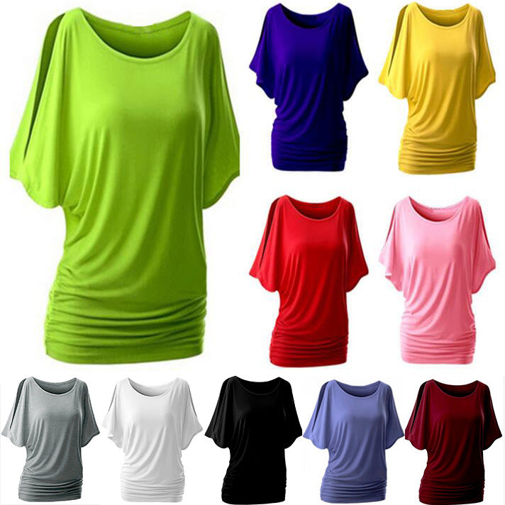 Damen lässiges Oversized-T-Shirt mit raffinierten Rüschendetails Echo Archiv