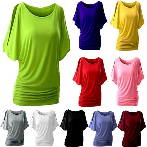 Damen lässiges Oversized-T-Shirt mit raffinierten Rüschendetails Echo Archiv