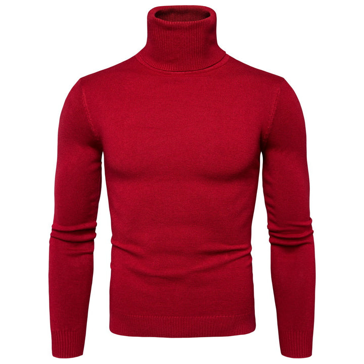 Herren Rollkragenpullover aus weicher Merinowolle mit eleganter Struktur Echoarchiv