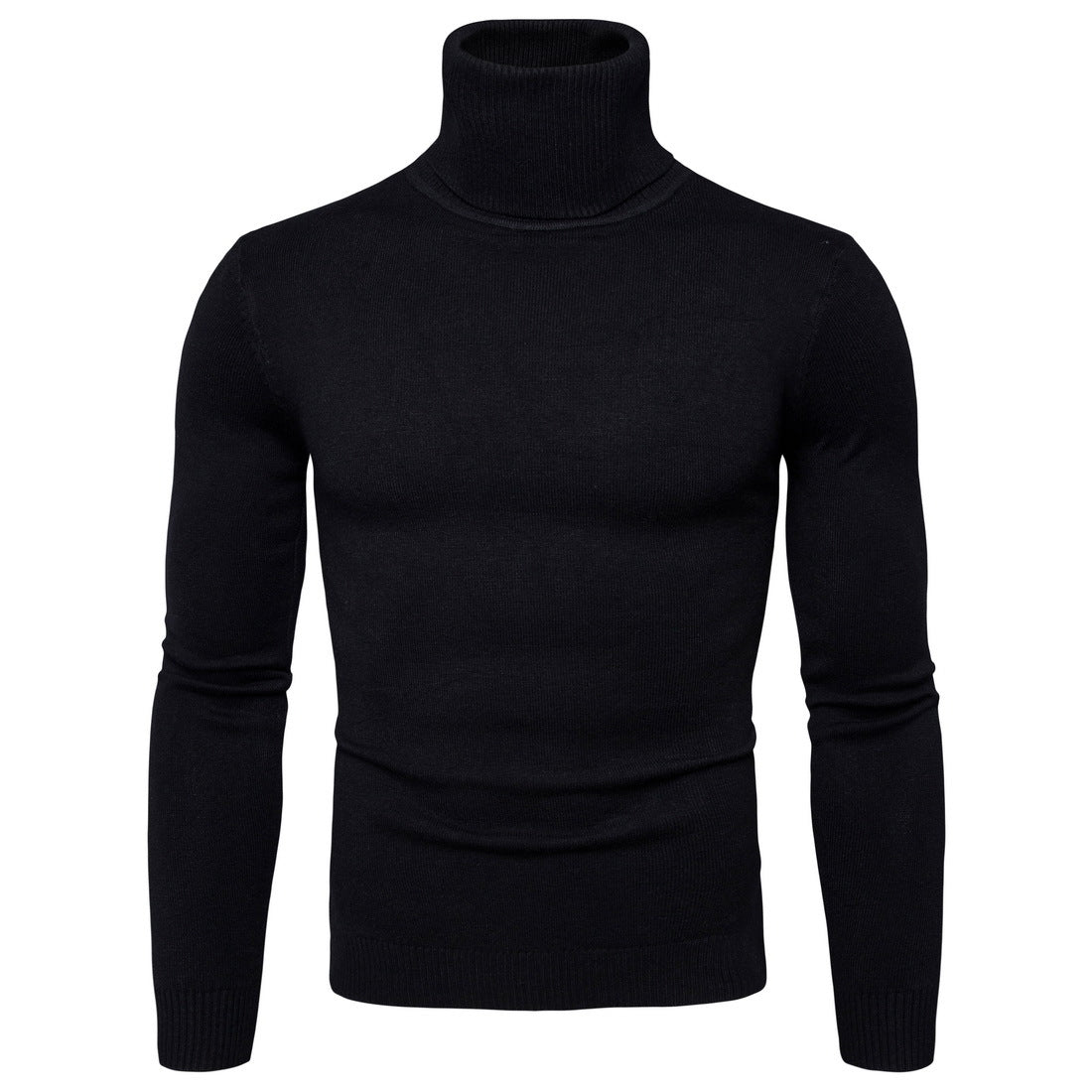 Herren Rollkragenpullover aus weichem Strick – Norvane