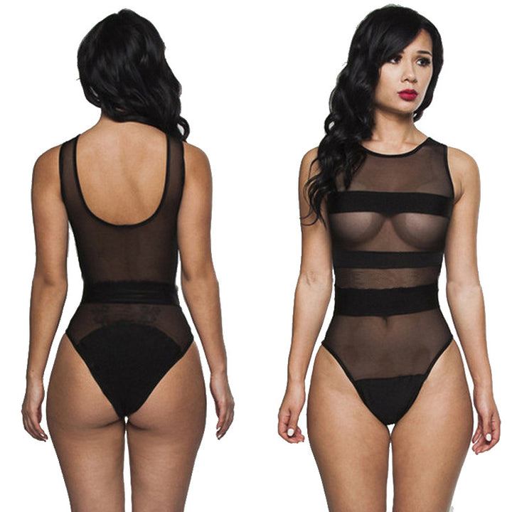 Damen Transparente Bodysuit Echo Archiv