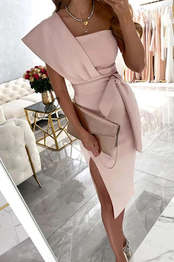 Echoarchiv | Carrie In Paris Knoten Taille Bleistiftkleid