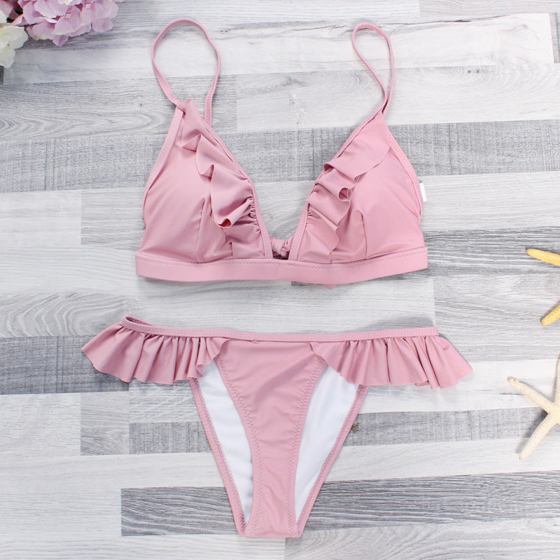 Damen Bikinis mit feinen Rüschendetails Echo Archiv