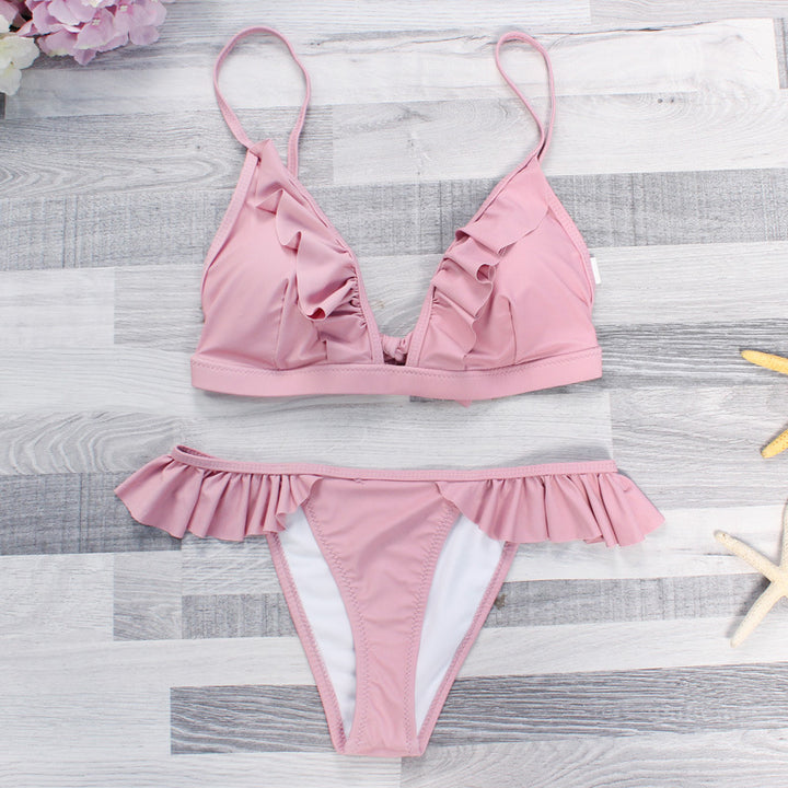 Damen Bikinis mit feinen Rüschendetails Echo Archiv