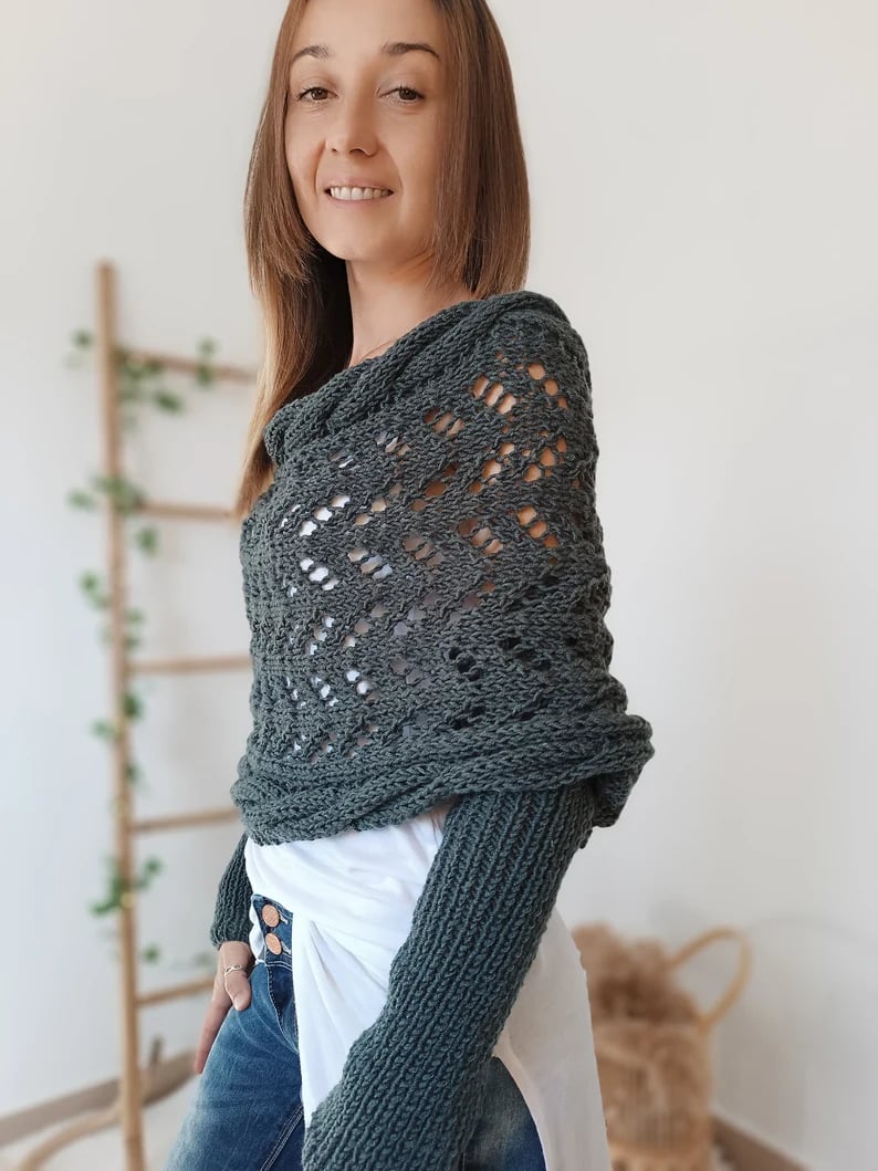 Echoarchiv | Bequemer Strickschal