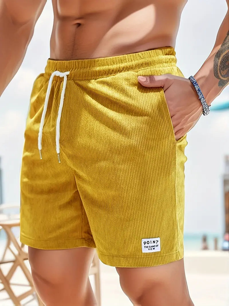 Kurze Badehose mit Stretchbund für Herren