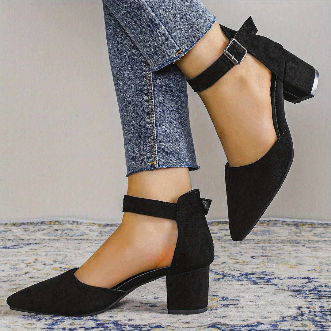 Echoarchiv | Damen Sandalen mit Blockabsatz Schnürung, mit Knöchelriemen, Elegant