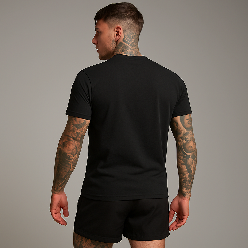 Herren Badeshorts Schwarz – Leicht & Für den Sommer – Marzano