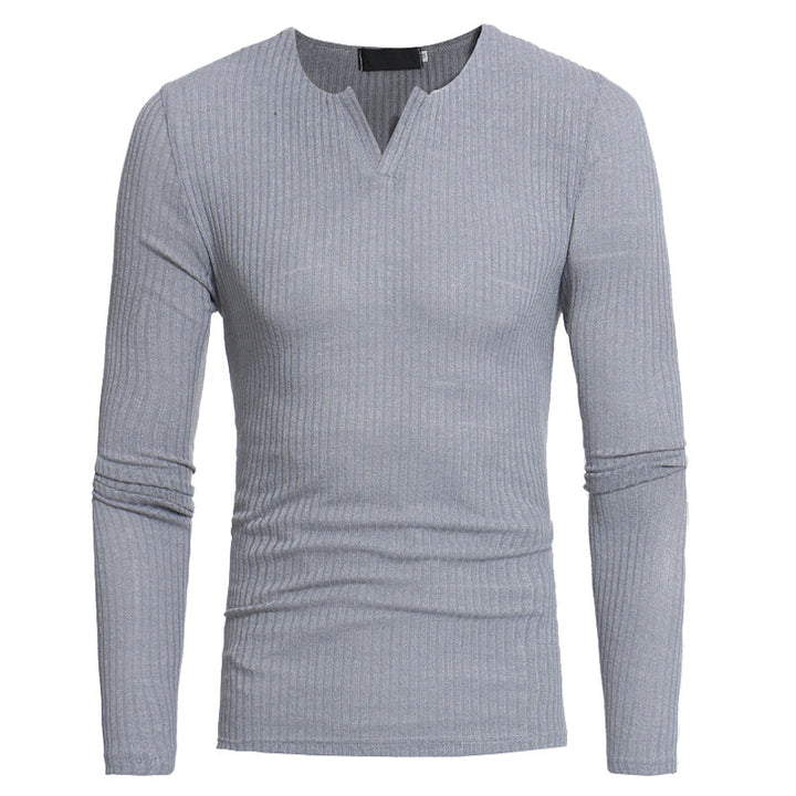Herren Langarmshirt im modernen Feinstrickdesign Echoarchiv