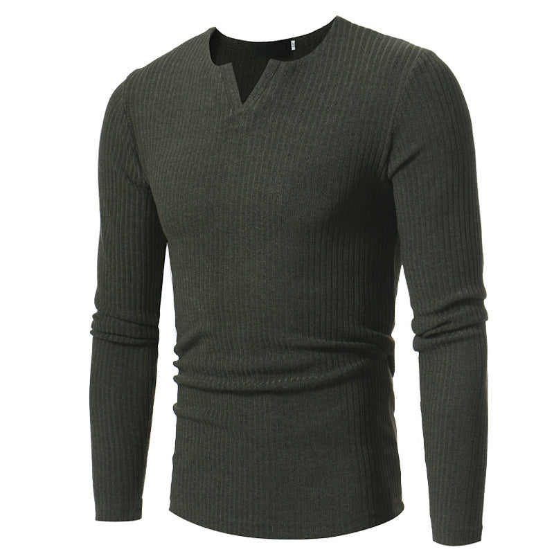 Herren Langarmshirt im modernen Feinstrickdesign Echoarchiv