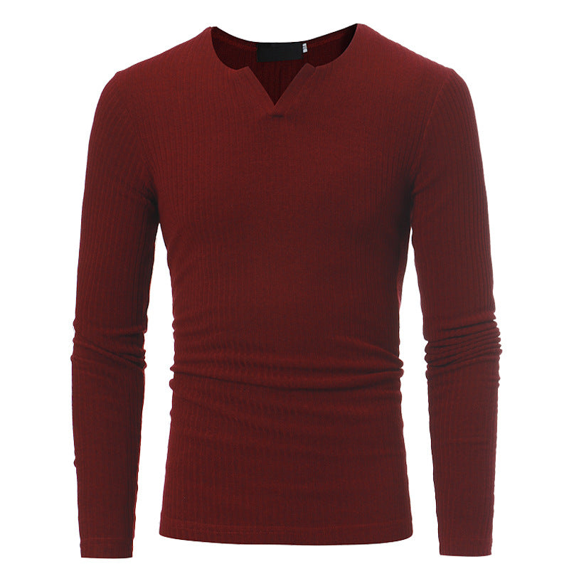 Herren Langarmshirt im modernen Feinstrickdesign Echoarchiv