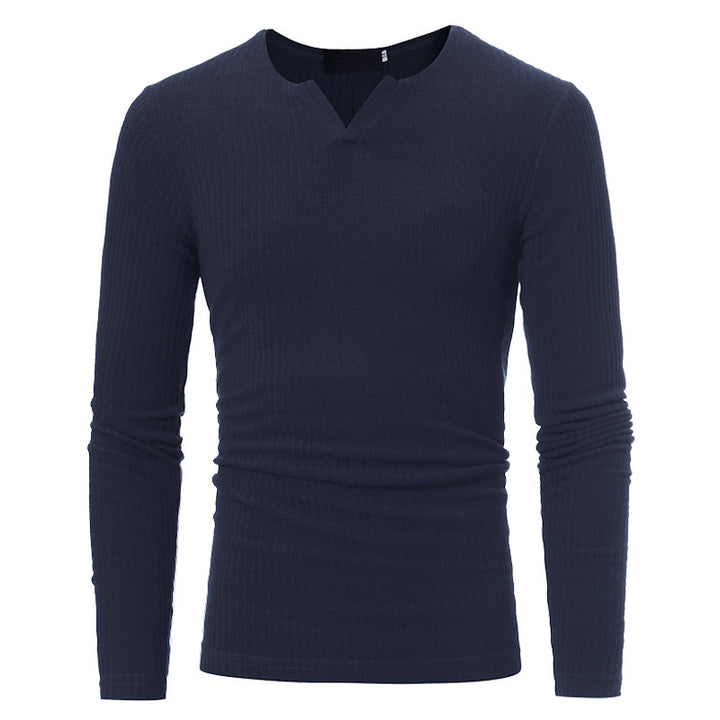 Herren Langarmshirt im modernen Feinstrickdesign Echoarchiv