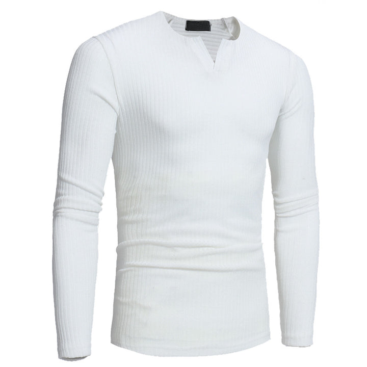 Herren Langarmshirt im modernen Feinstrickdesign Echoarchiv