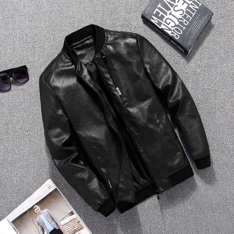 Herren Bikerjacke im modernen Design mit praktischen Taschen Echoarchiv