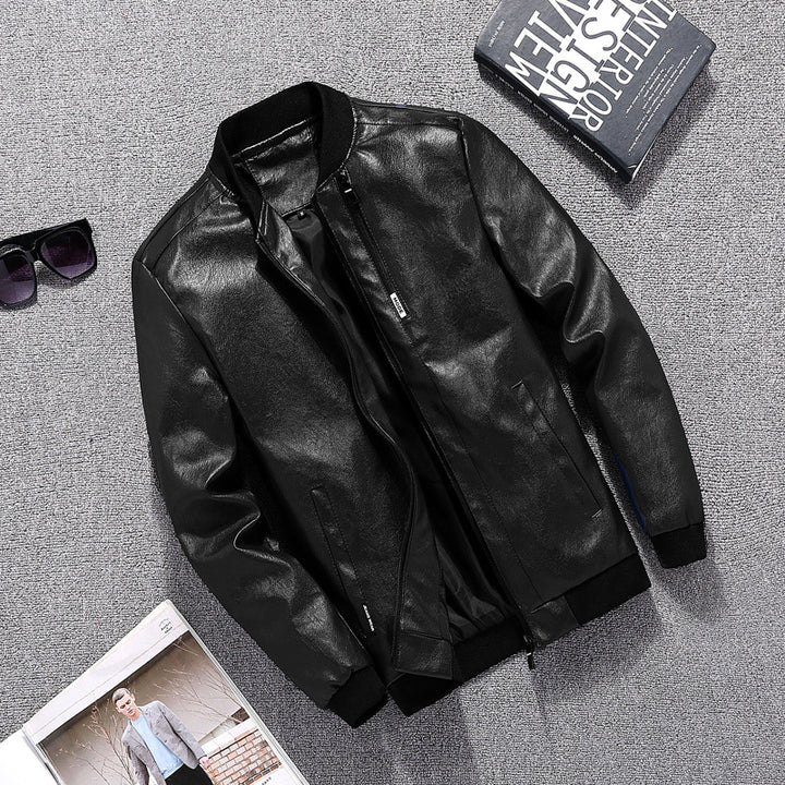Herren Bikerjacke im modernen Design mit praktischen Taschen Echoarchiv