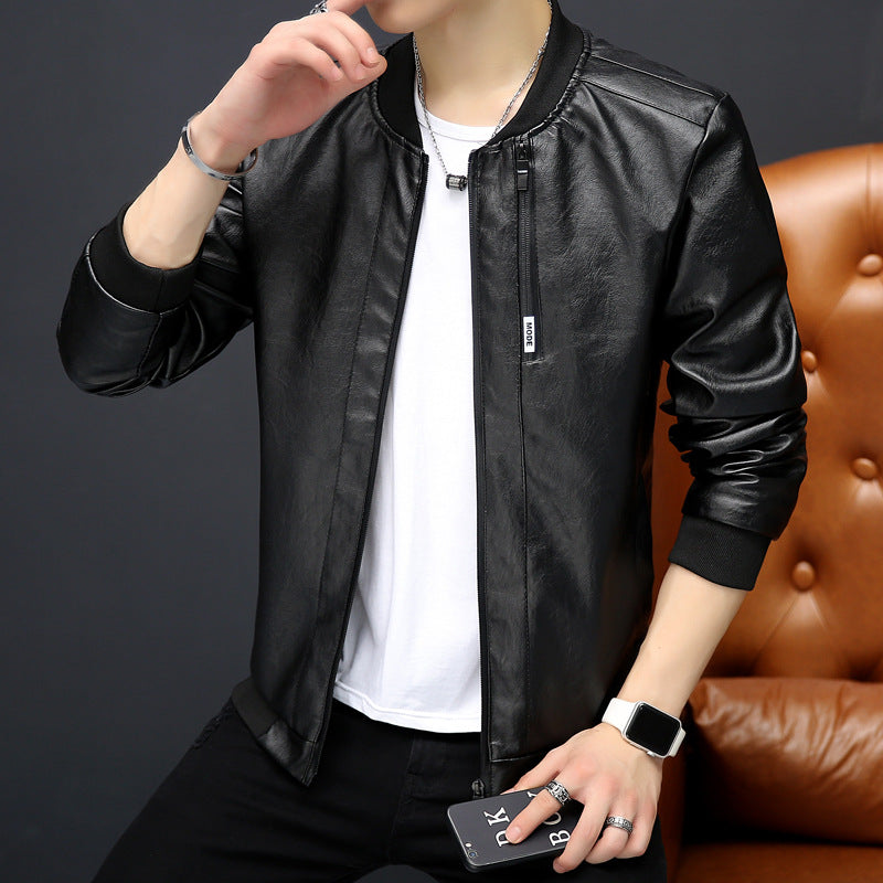 Herren Bikerjacke im modernen Design mit praktischen Taschen Echoarchiv