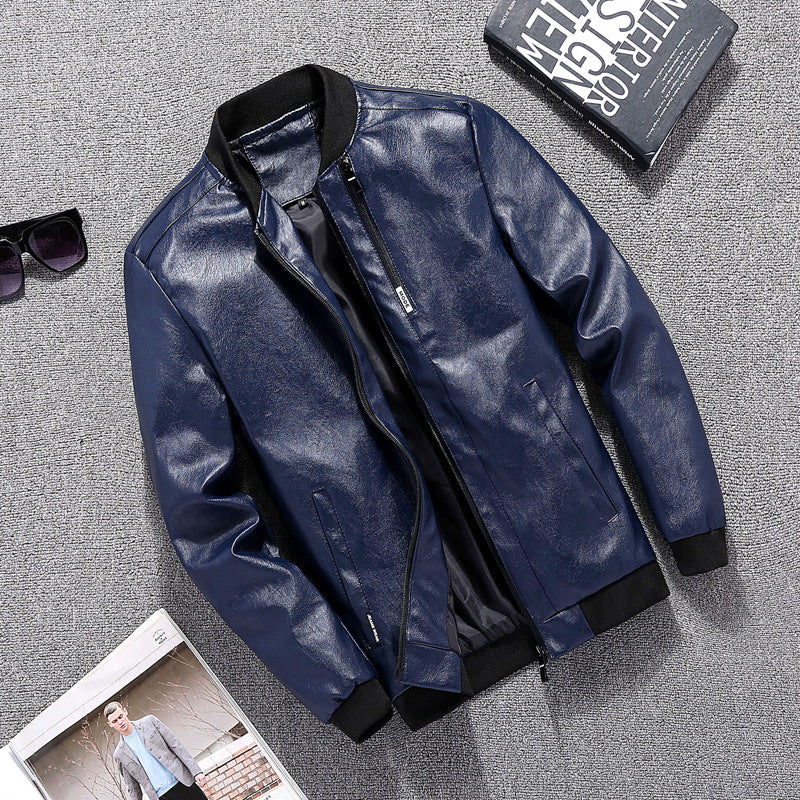 Herren Bikerjacke im modernen Design mit praktischen Taschen Echoarchiv
