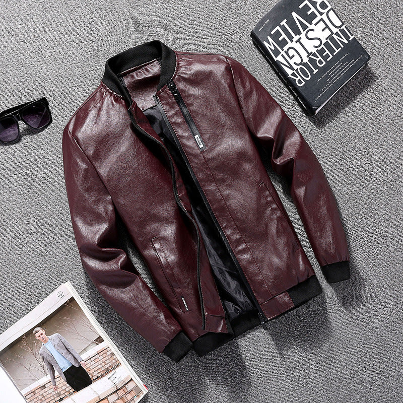 Herren Bikerjacke im modernen Design mit praktischen Taschen Echoarchiv