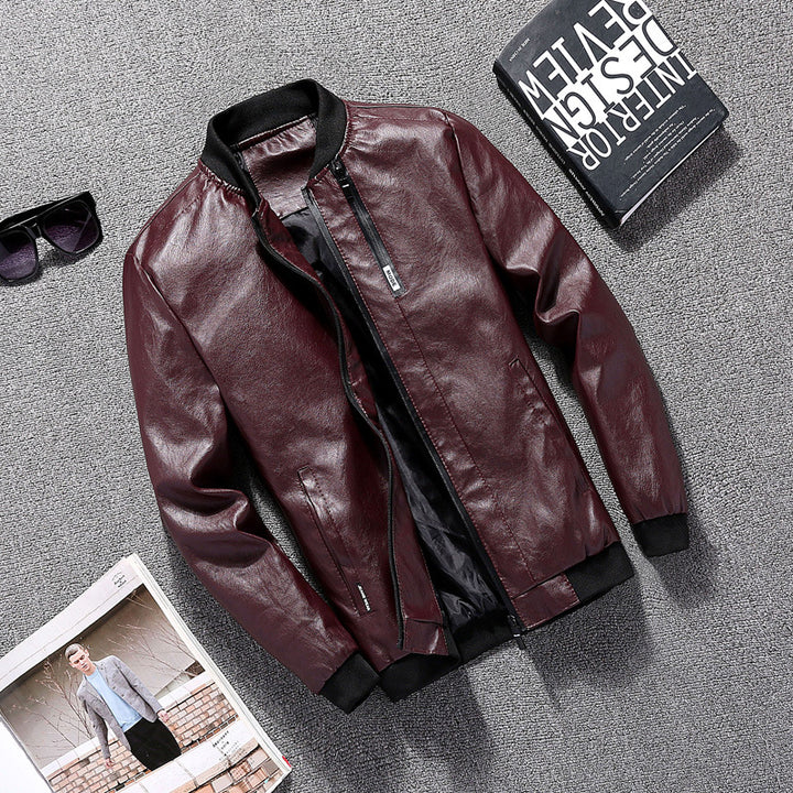 Herren Bikerjacke im modernen Design mit praktischen Taschen Echoarchiv