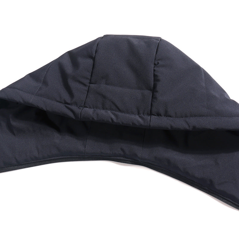 Herren Wattierter Winterparka mit Kapuze, winddichte und isolierende Thermojacke Echo Archiv