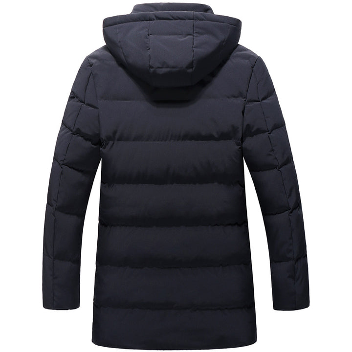 Herren Wattierter Winterparka mit Kapuze, winddichte und isolierende Thermojacke Echo Archiv