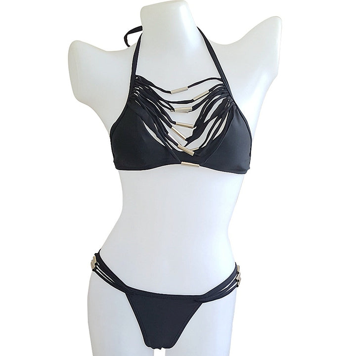 Damen Hochmodernes Bikini-Set mit stylischen Cut-Outs Echo Archiv
