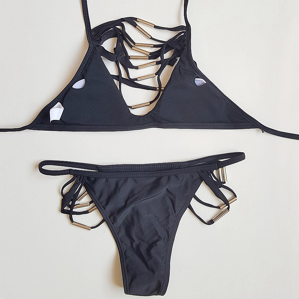 Damen Hochmodernes Bikini-Set mit stylischen Cut-Outs Echo Archiv