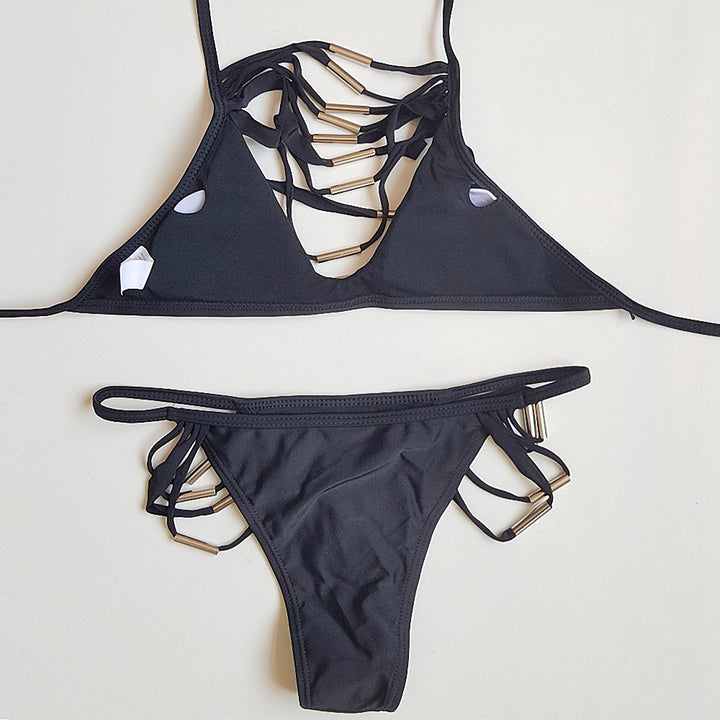 Damen Hochmodernes Bikini-Set mit stylischen Cut-Outs Echo Archiv