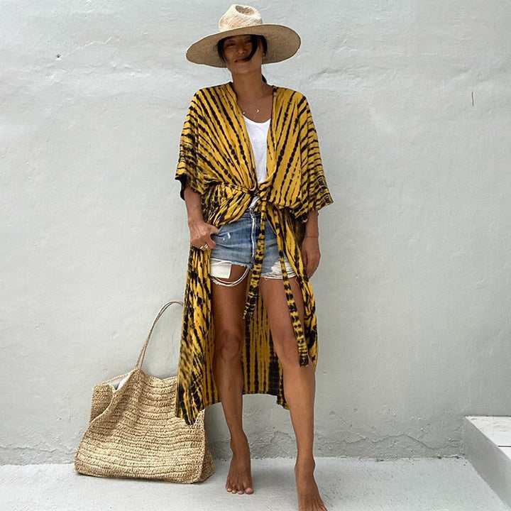 Echoarchiv | Glamouröse Sonnenschutz Resort Strandkleid Cover Up