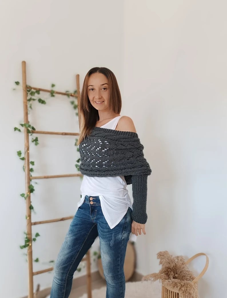 Echoarchiv | Bequemer Strickschal