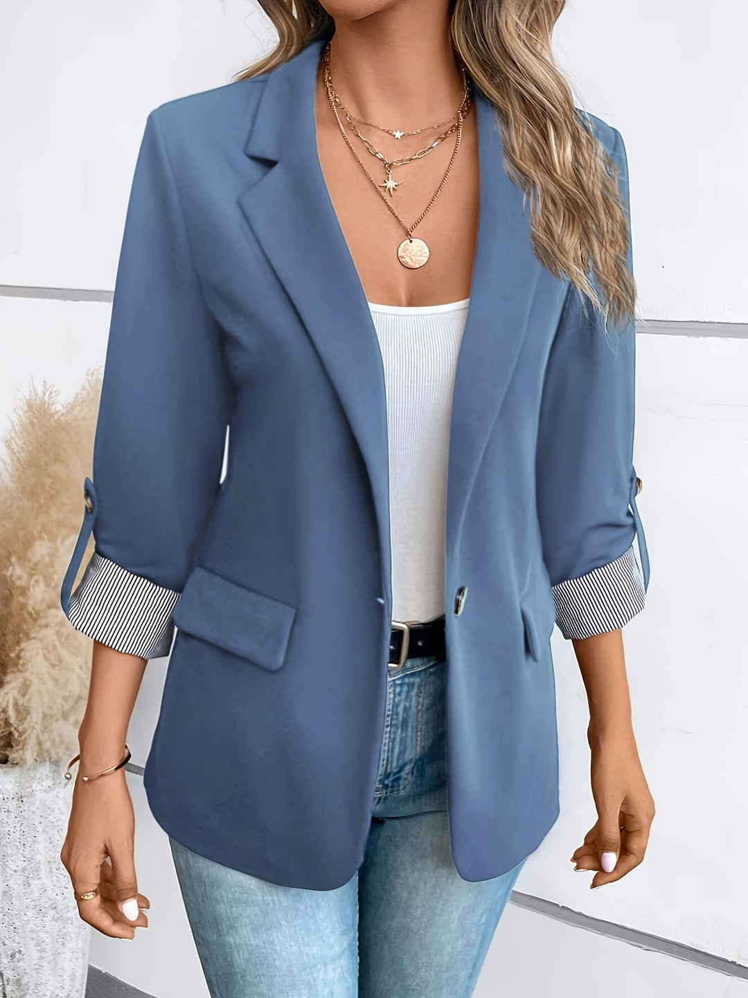 Echoarchiv | Eleganter Business Longblazer Mit