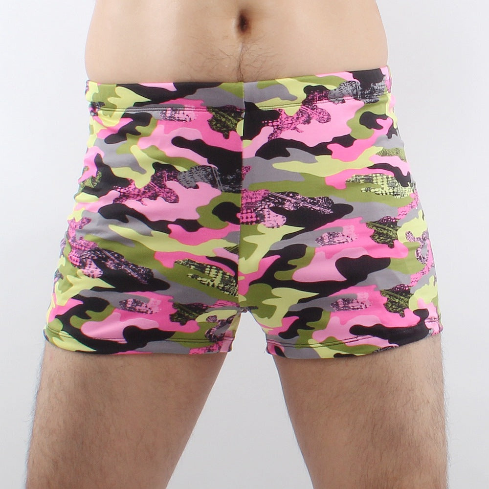 Herren Schwimmshorts mit buntem Muster Echo Archiv