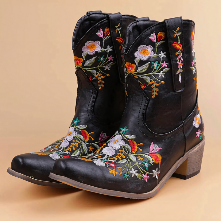 Echoarchiv | Wetterbeständige Vintage Cowgirl-Stiefel