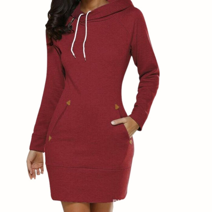 Lässiges Hoodie-SwEchoarchivtkleid mit Taschen