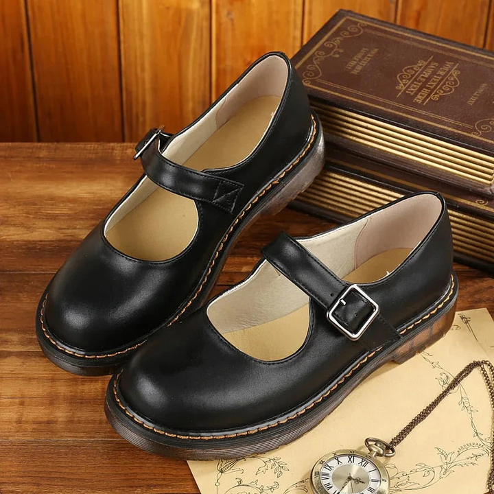 Echoarchiv | Jahrgang Schnalle Schuhe für Damen