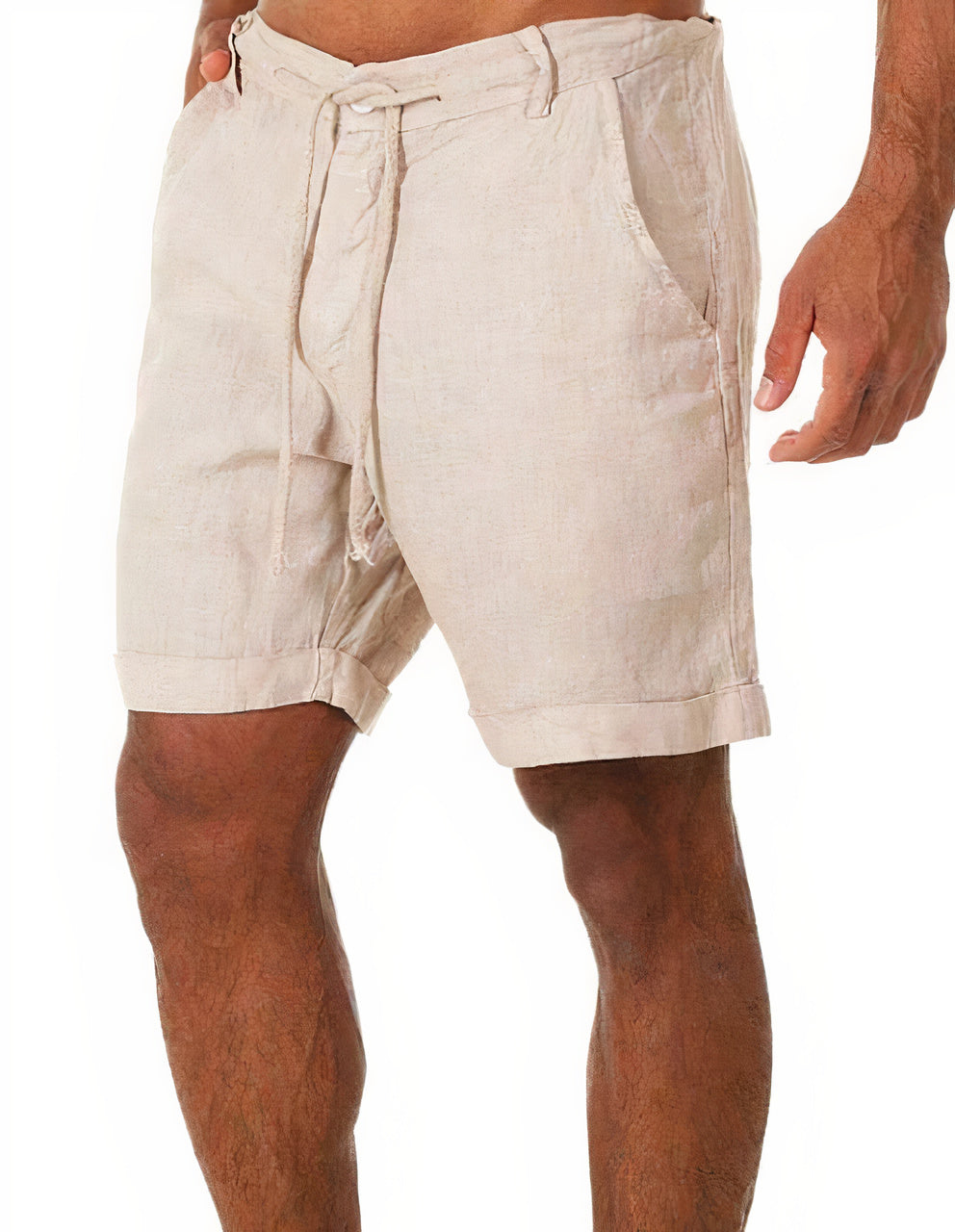 Echoarchiv | Herren Leinen Sommer Shorts Kurze Hose für Männer