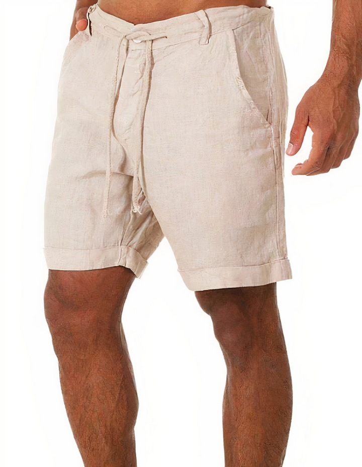 Echoarchiv | Herren Leinen Sommer Shorts Kurze Hose für Männer