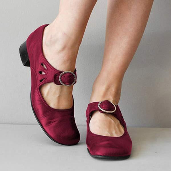 Echoarchiv | Orthopädische Vintage-Schuhe mit Runder Zehenpartie