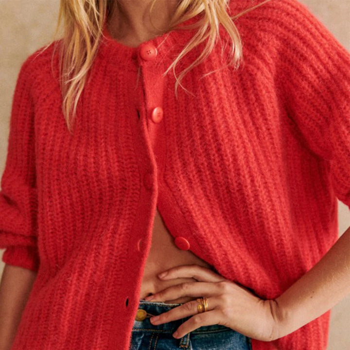 Echoarchiv | Chunky Strickcardigan Weich und Warm Perfekt für Den Alltag