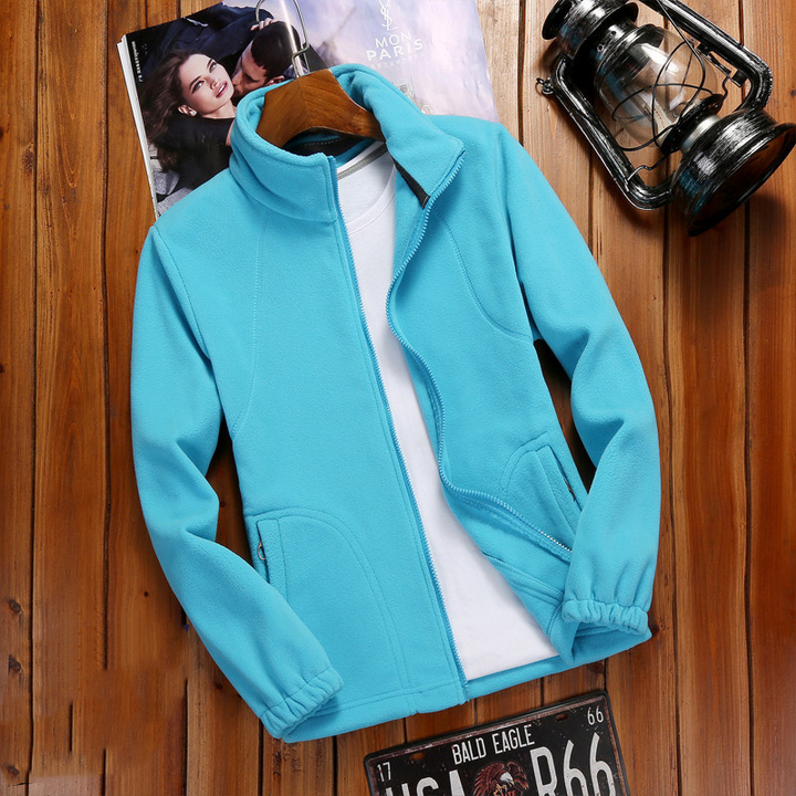 Fleecejacke Damen Reißverschluss-Fleece mit Stehkragen – Célinea