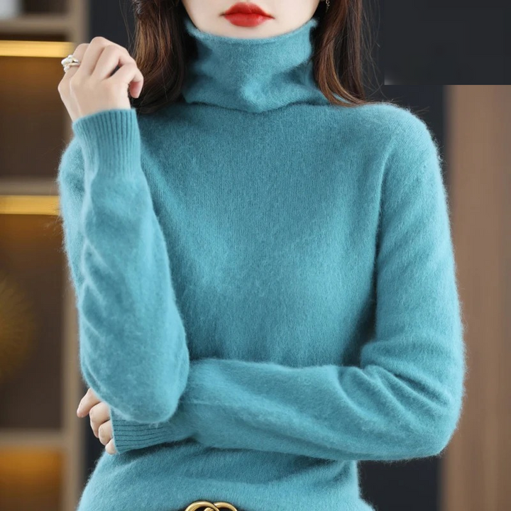 Echoarchiv | Pullover Damen Weicher Rollkragenpullover, Warm & Luxuriöses Design