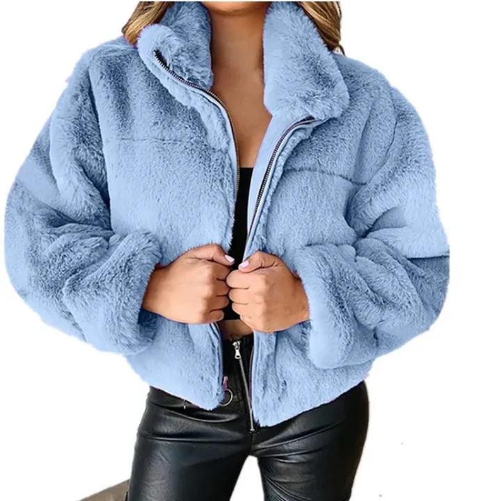 Echoarchiv - Schicke Winter Echoarchiv Teddy Jacke für Frauen