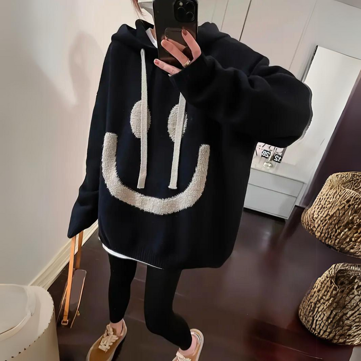 Echoarchiv | Warmer Hoodie Smiley Print