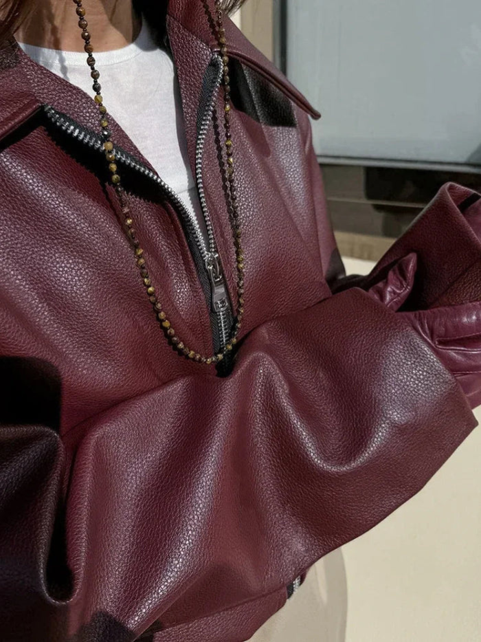 Echoarchiv | Vintage Rote Jacke für Frauen