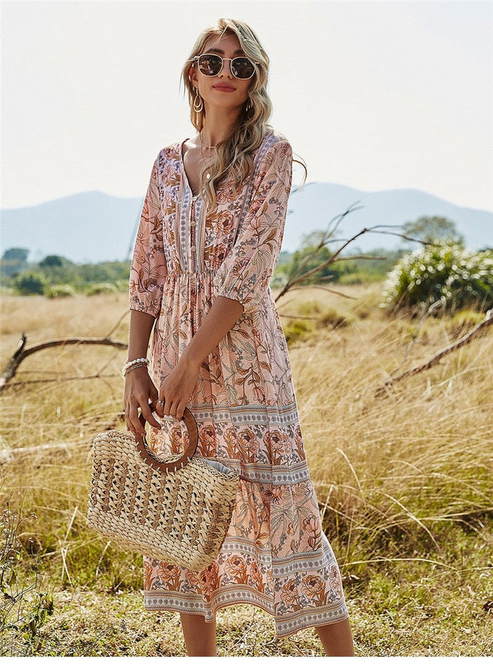 Echoarchiv | Stilvolles Boho Sommerkleid