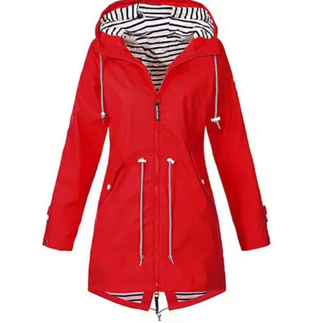 Echoarchiv | Wasserdichte Jacke mit Kapuze