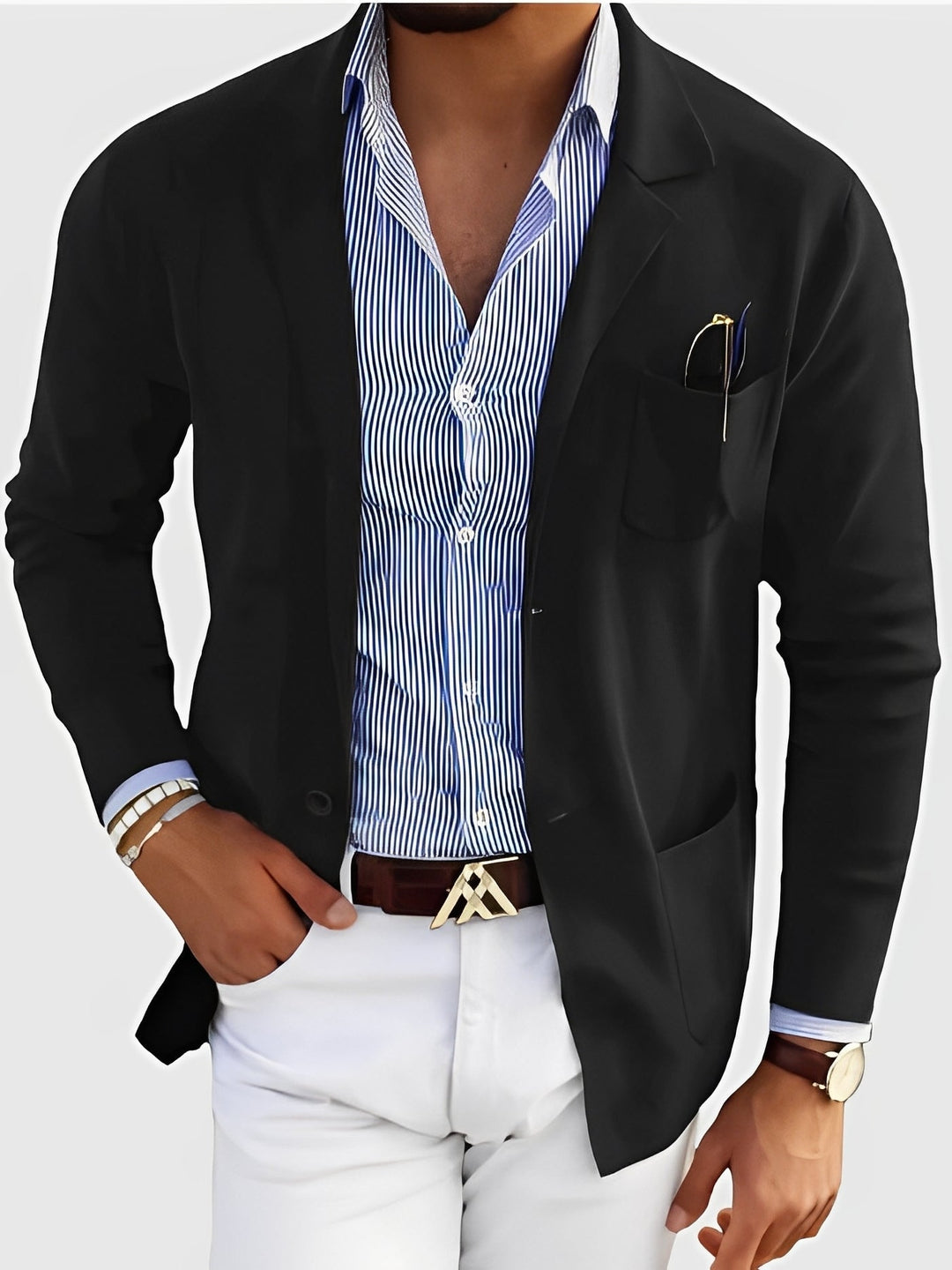 Echoarchiv | Eleganter Blazer mit Taschen für Männer