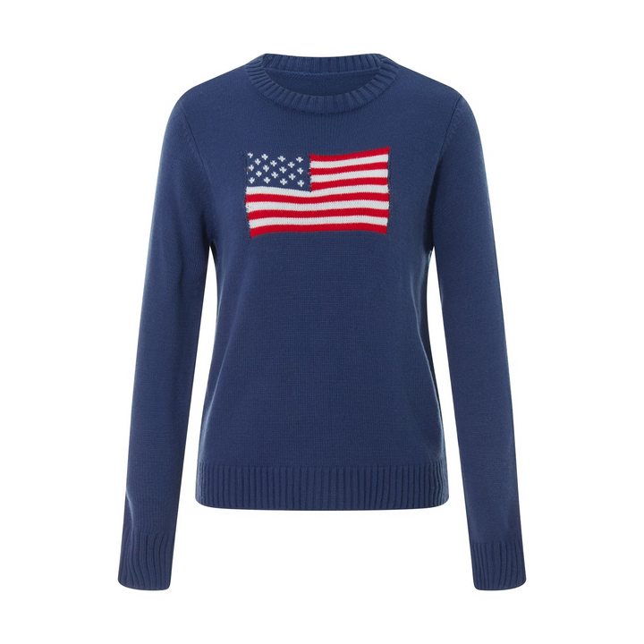 Echoarchiv | Strickpullover Amerikanische Flagge